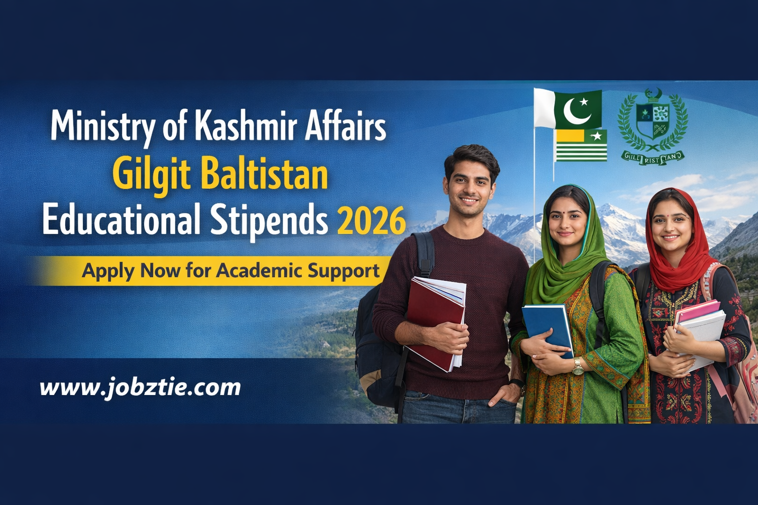 Ministry of Kashmir Affairs Gilgit Baltistan Educational Stipends 2026 – Apply Now for Academic Support