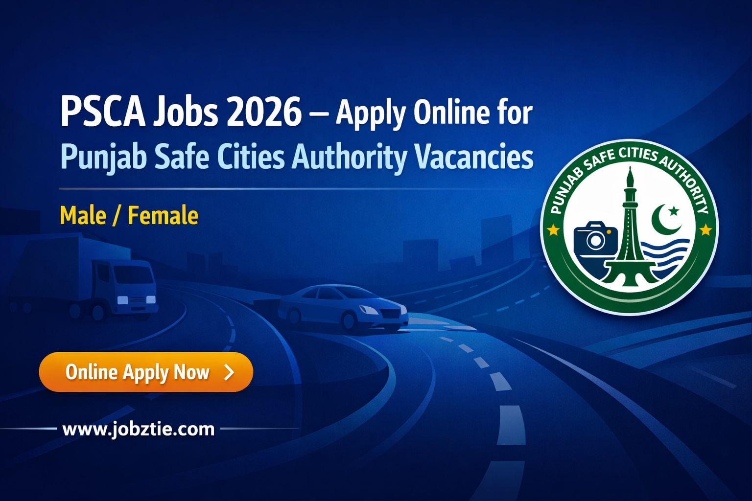 PSCA Jobs 2026 – Apply Online for Punjab Safe Cities Authority Vacancies