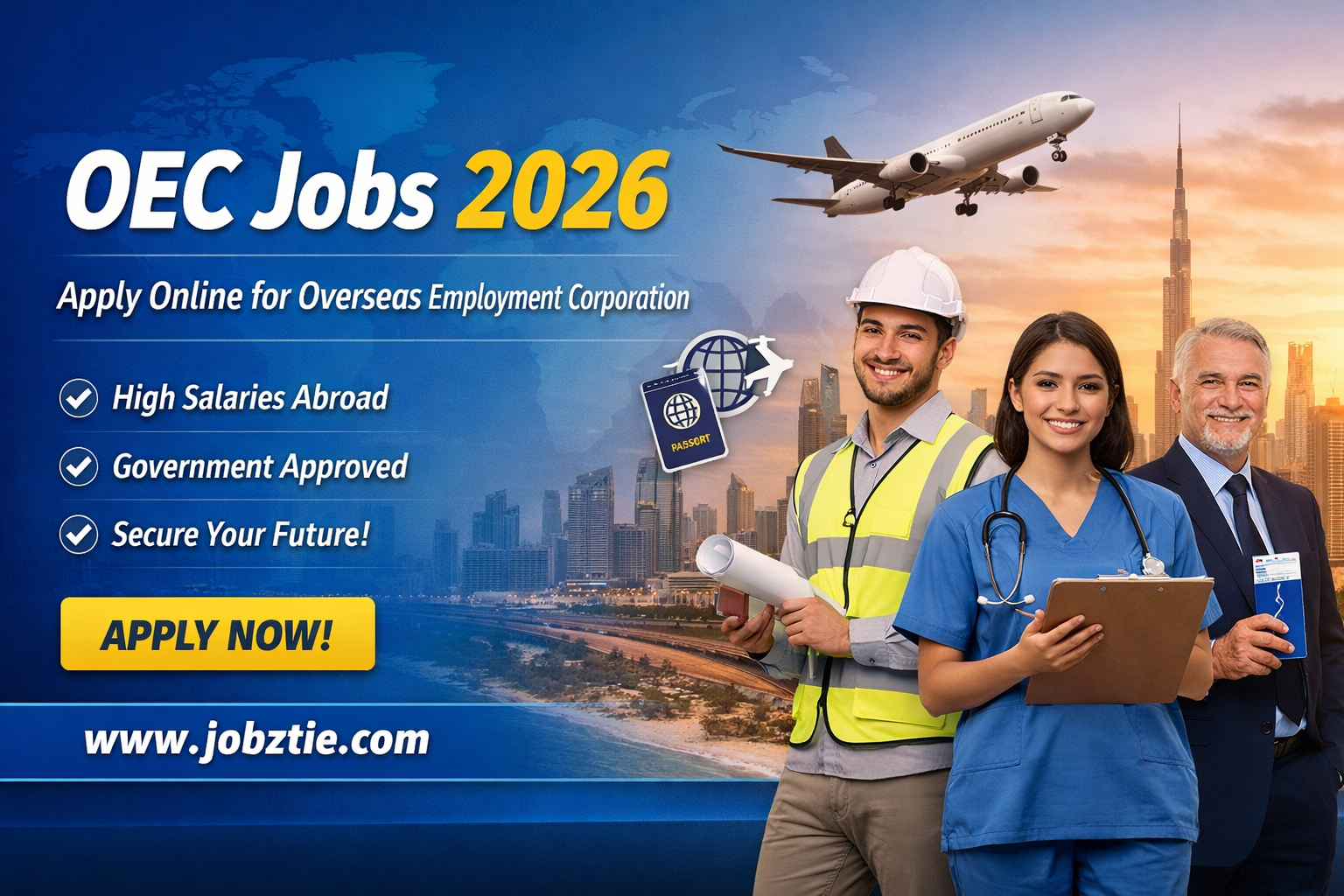 OEC Jobs 2026 – Apply Online for Overseas Employment Corporation